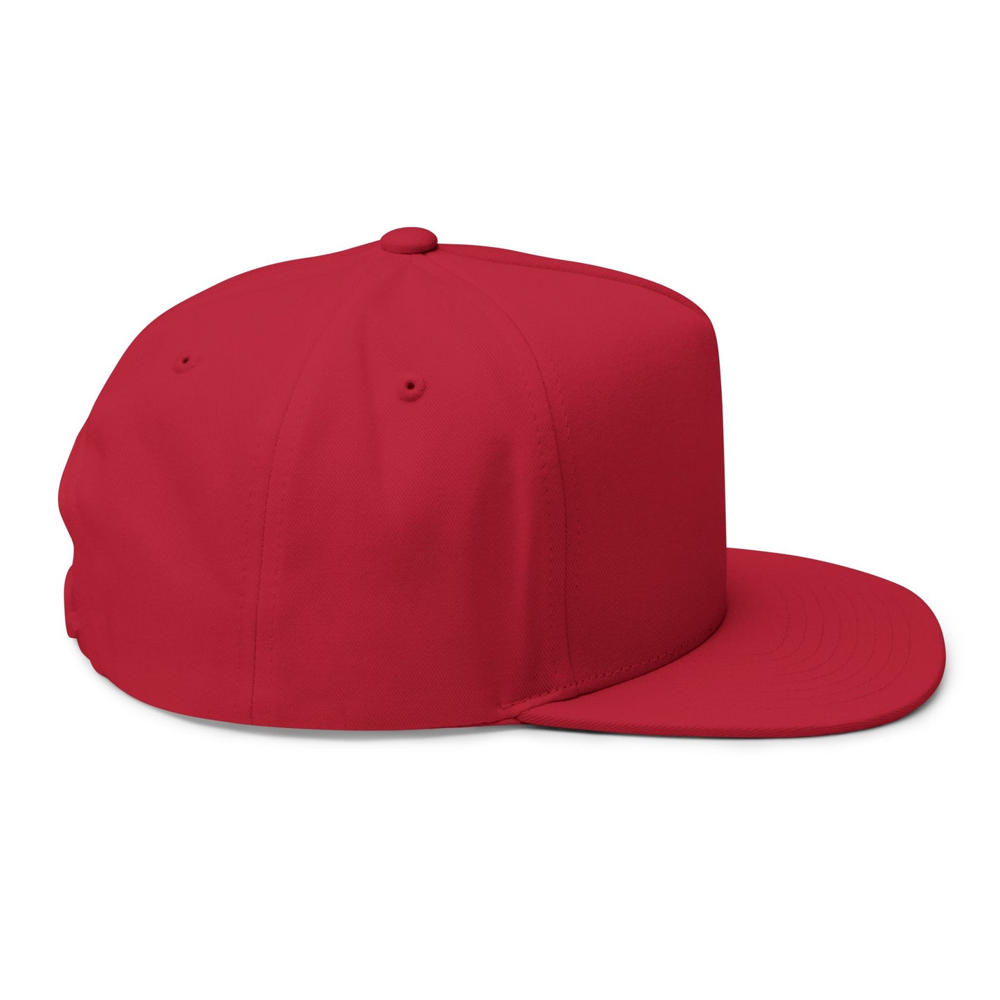 Stylish Embroidered Flat Bill Cap - Perfect for Casual Outings and Special Occasions