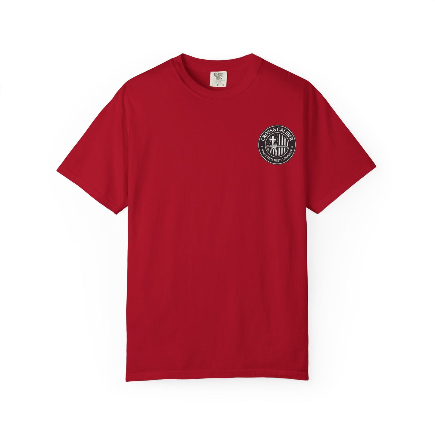 Faith-Focused Unisex Garment-Dyed T-shirt - Cross & Caliber Design