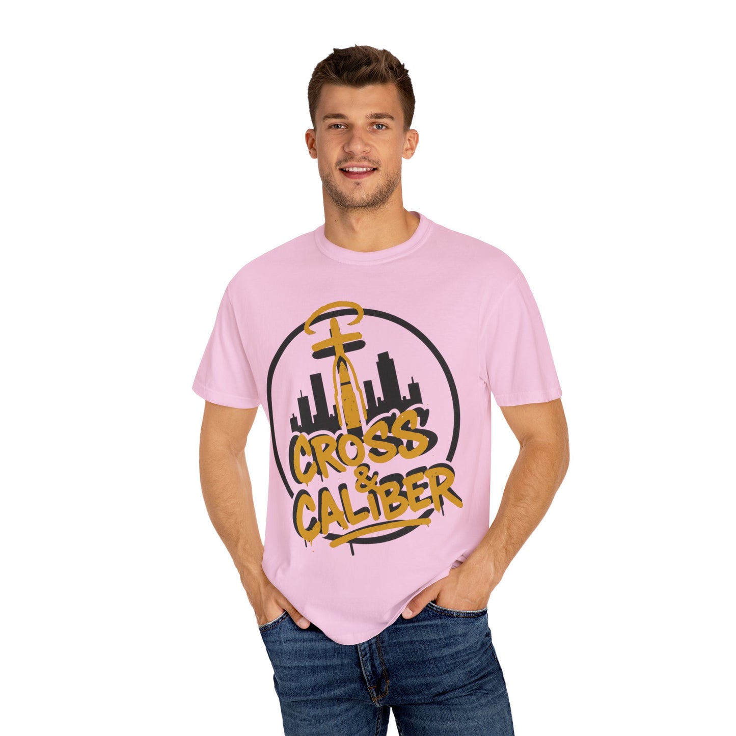 Urban Graphic T-Shirt - Cross & Caliber Streetwear Style, Casual Wear, Cool Gift for Men and Women, Trendy Fashion Tee, Unisex Apparel