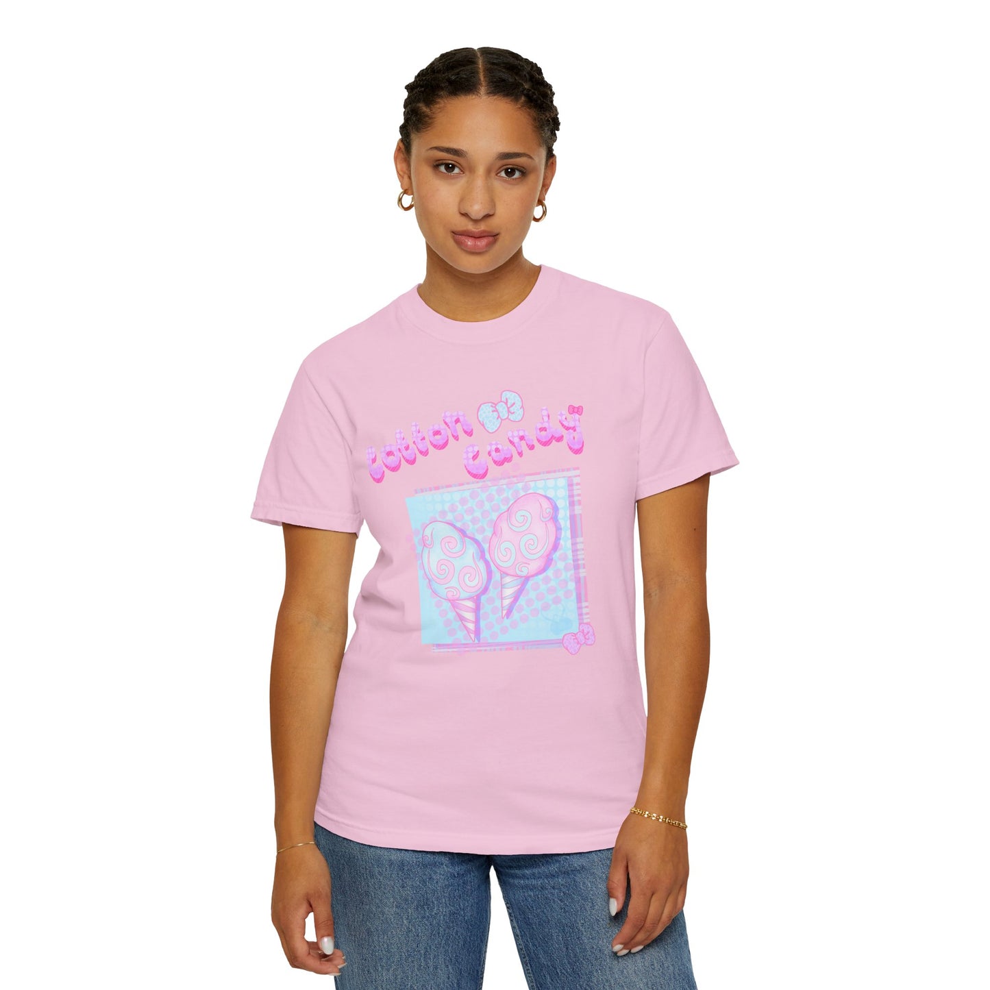 Cotton Candy Dream T-Shirt - Pastel Aesthetic Tee Perfect for Summer Festivals, Birthdays, Casual Wear, Gifts, and Fun Days