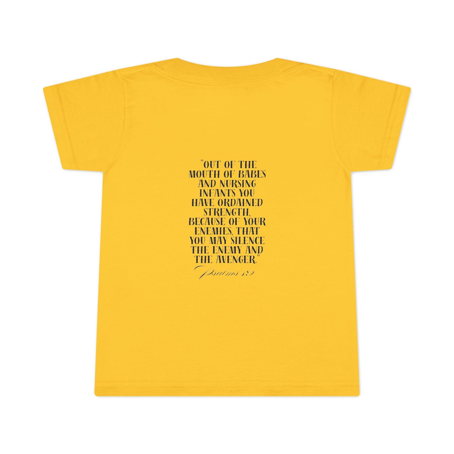 Bold Eagle & Roses Toddler T-Shirt - Faith-Inspired Design