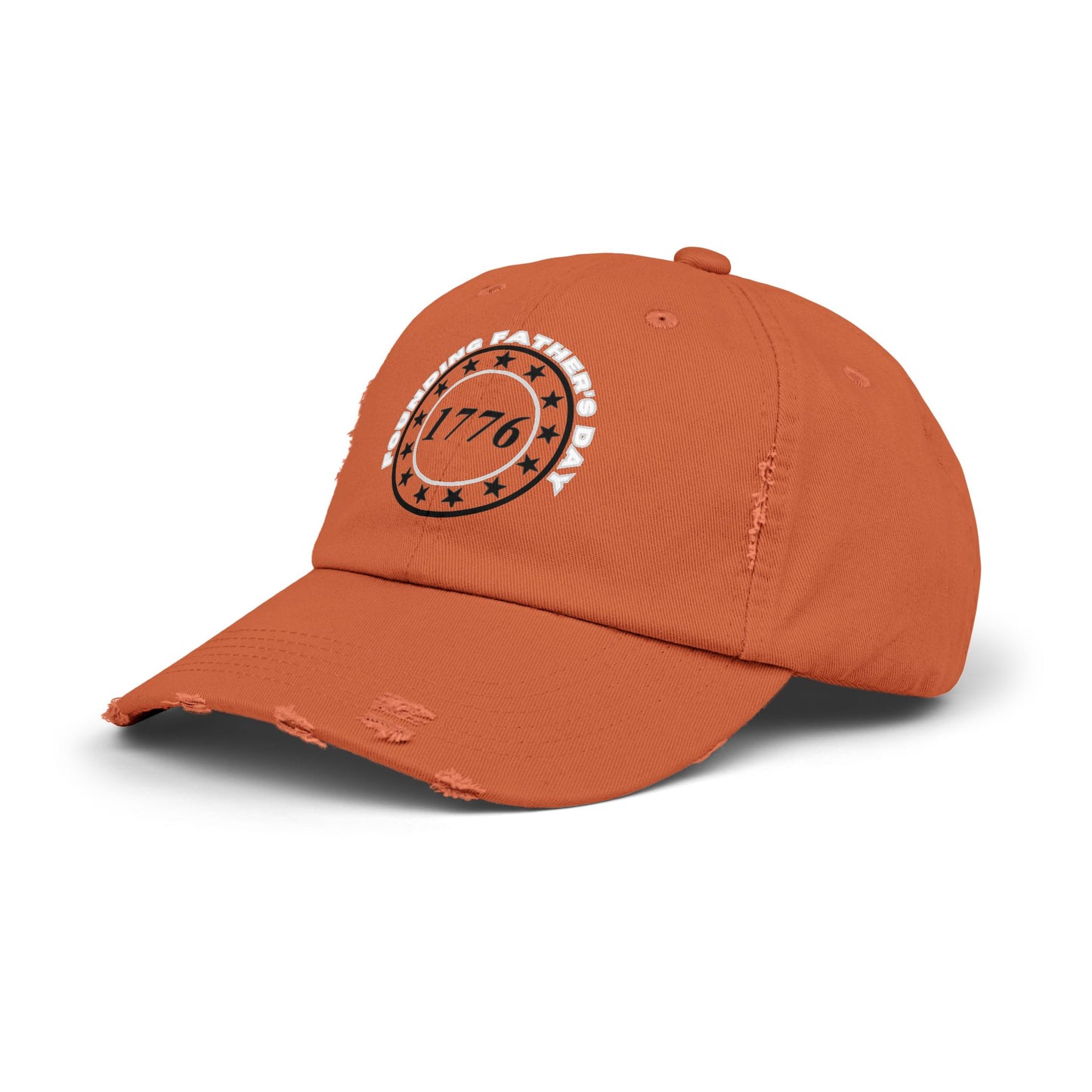 Distressed Cap with Vintage 1776 Design | Casual Style, Patriotic Hat, Unisex, Gift for Holidays, Summer Accessory