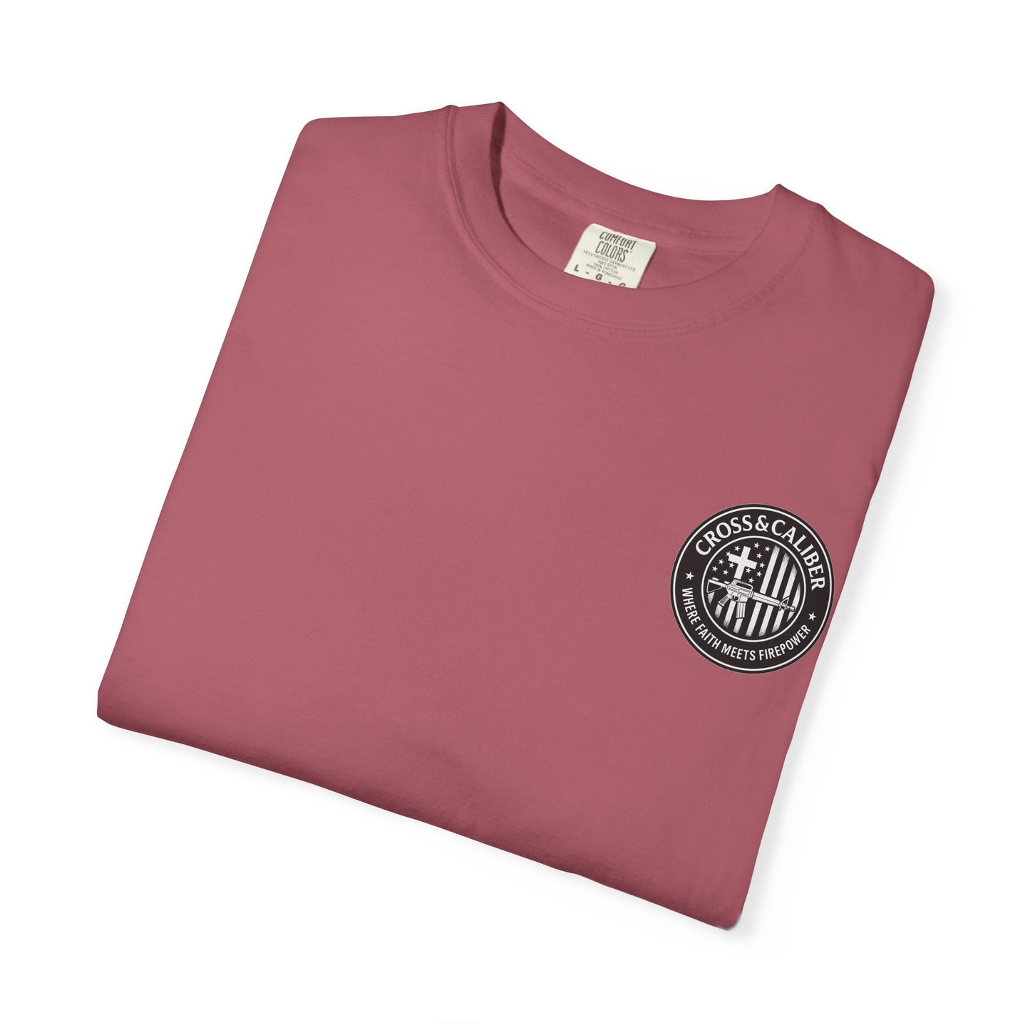 Faith-Focused Unisex Garment-Dyed T-shirt - Cross & Caliber Design