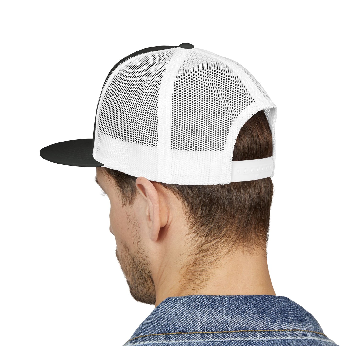 'JESUS' Makes America Great Again-Embroidered 5 Panel Trucker Cap