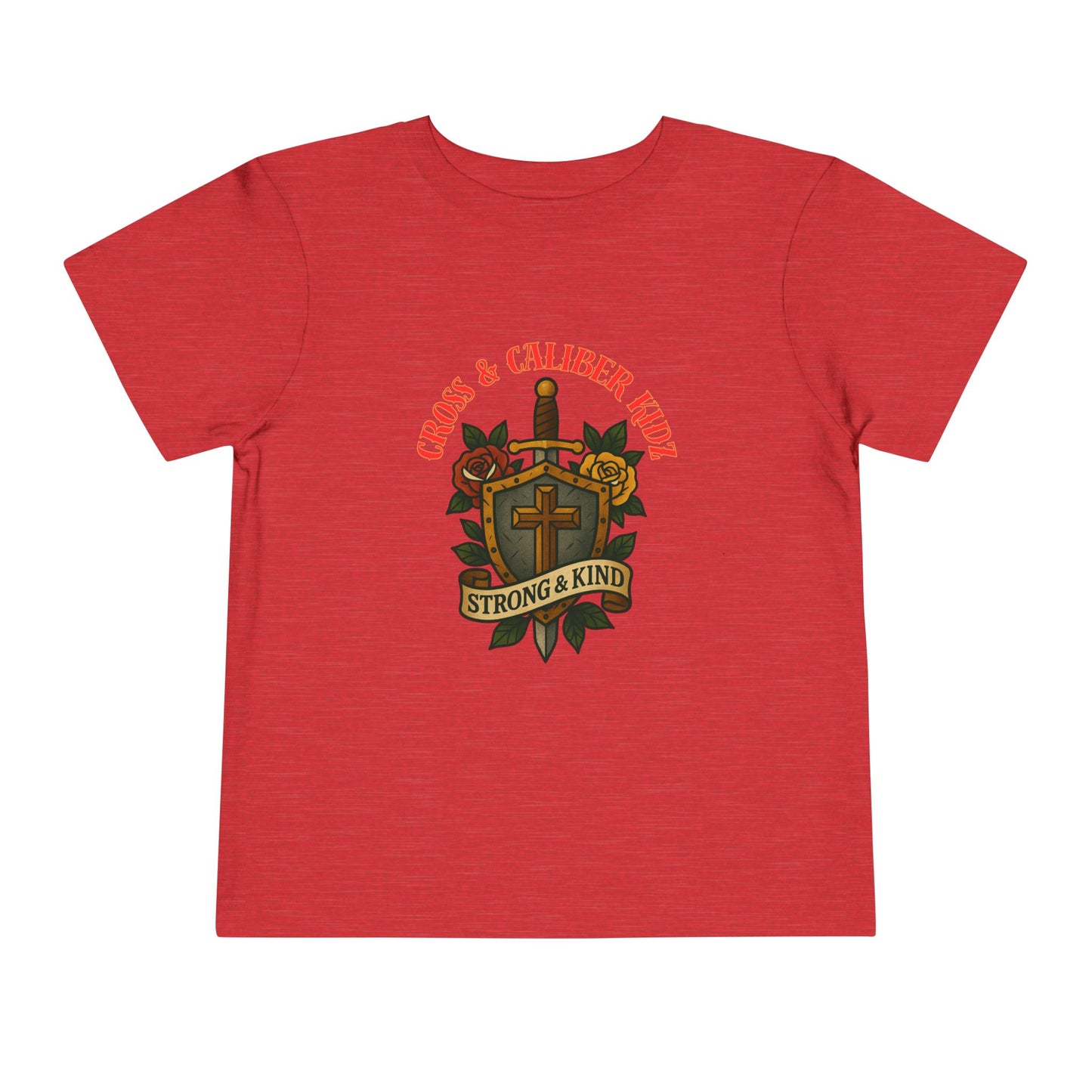 Cross & Caliber Kidz Toddler Tee - Strong & Kind Design