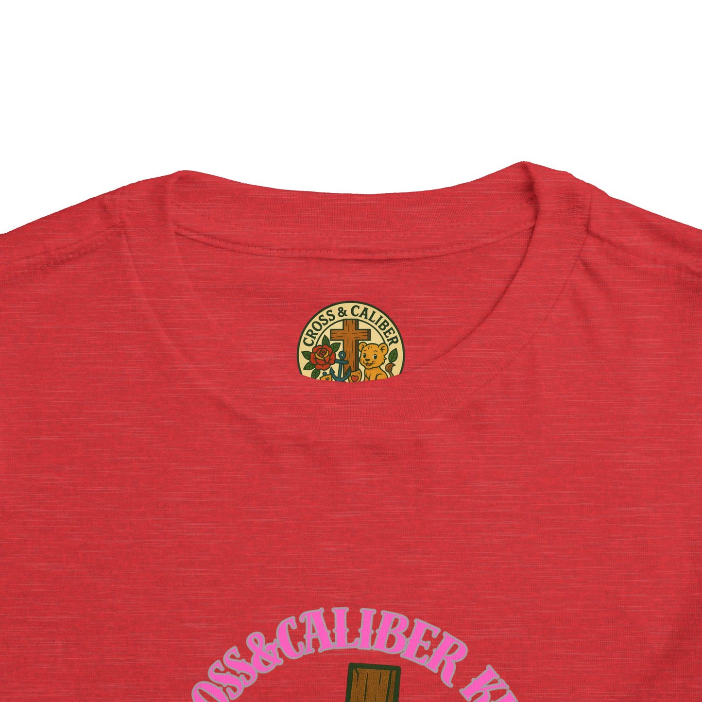 Toddler Short Sleeve Tee - Bold as a Lioness Design