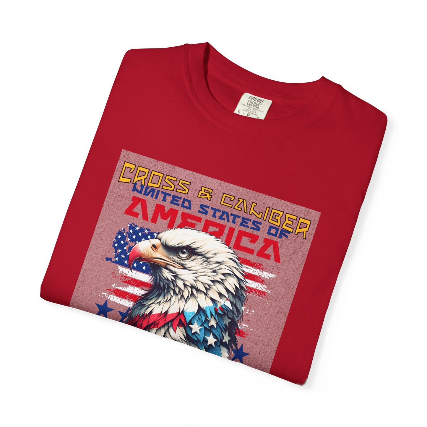 Patriotic Eagle T-Shirt, God Bless America Tee, Unisex Graphic Shirt, 4th of July Apparel, American Flag Clothing