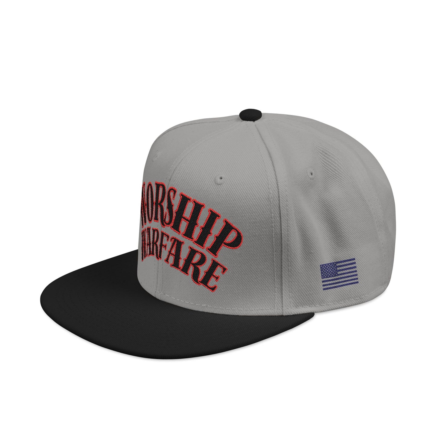 Worship Warfare Snapback Cap - Embroidered Hat for Faith & Style