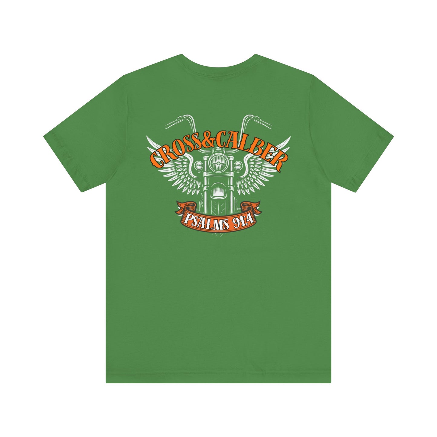 Inspirational Psalms 91:4 Unisex Jersey Tee