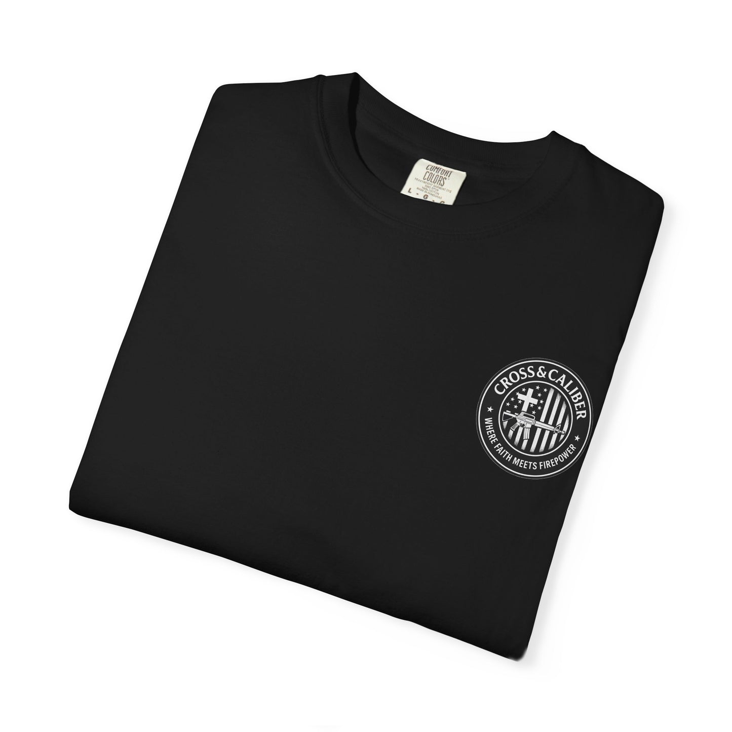 Faith-Focused Unisex Garment-Dyed T-shirt - Cross & Caliber Design