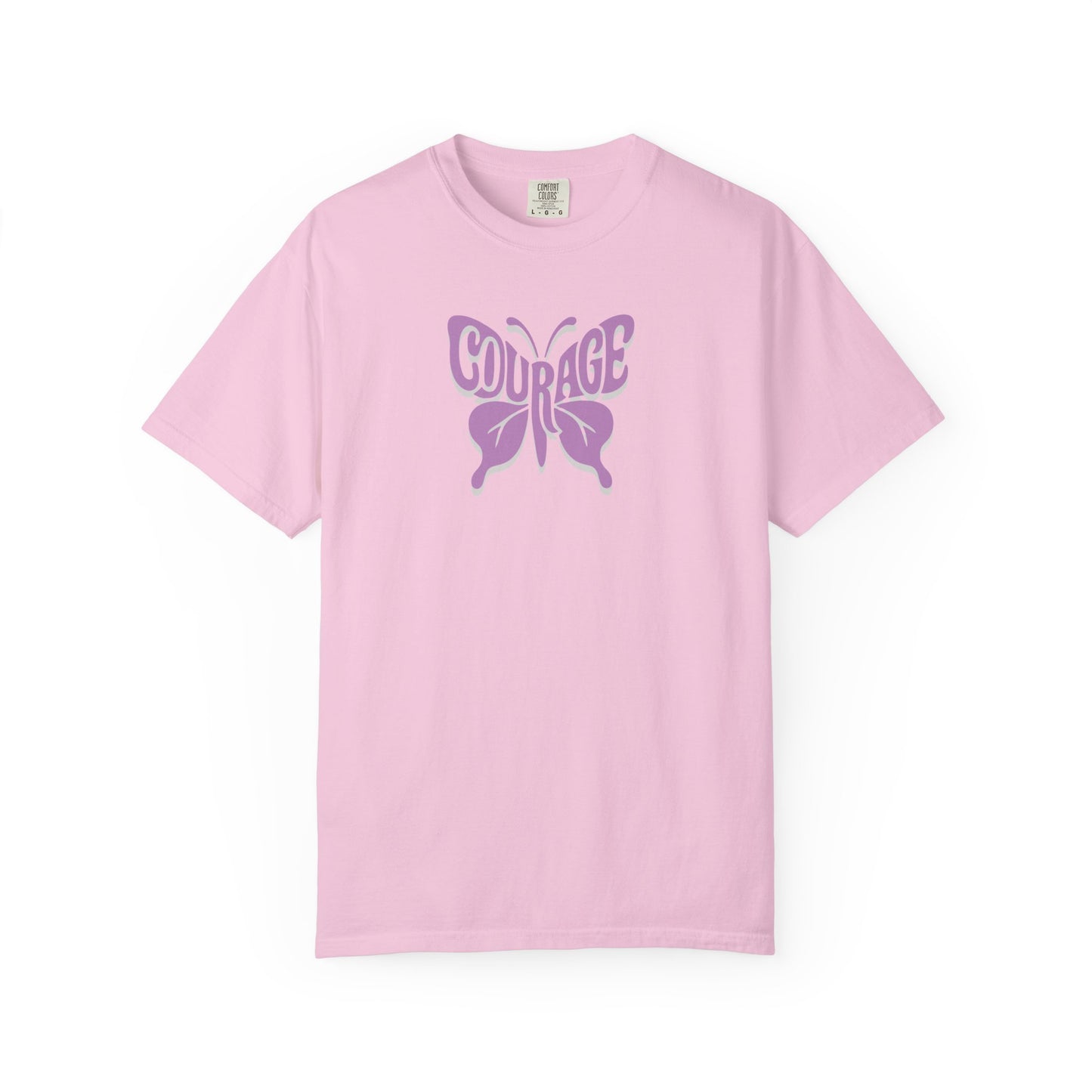 Courage Butterfly T-Shirt, Inspirational Tee, Unisex Graphic Shirt, Motivation Gift, Empowerment Apparel, Butterfly Design