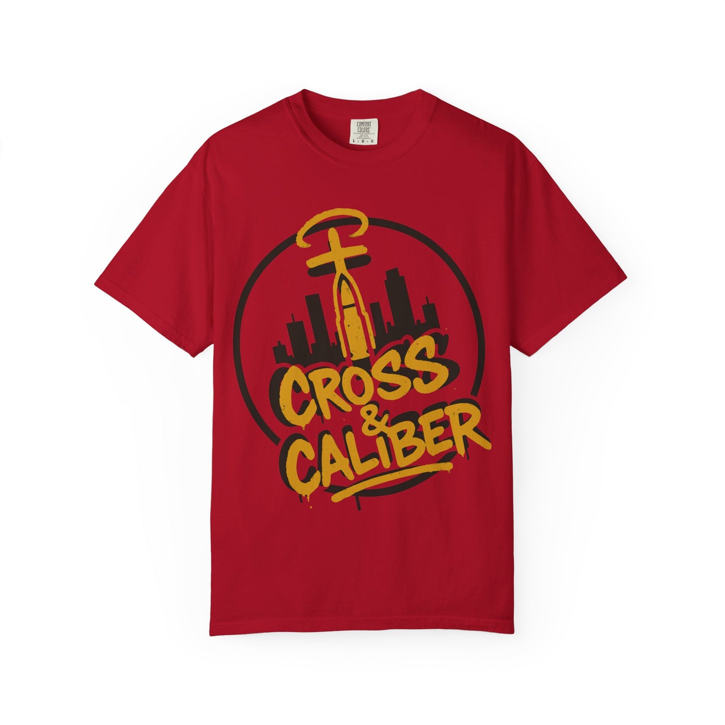Urban Graphic T-Shirt - Cross & Caliber Streetwear Style, Casual Wear, Cool Gift for Men and Women, Trendy Fashion Tee, Unisex Apparel