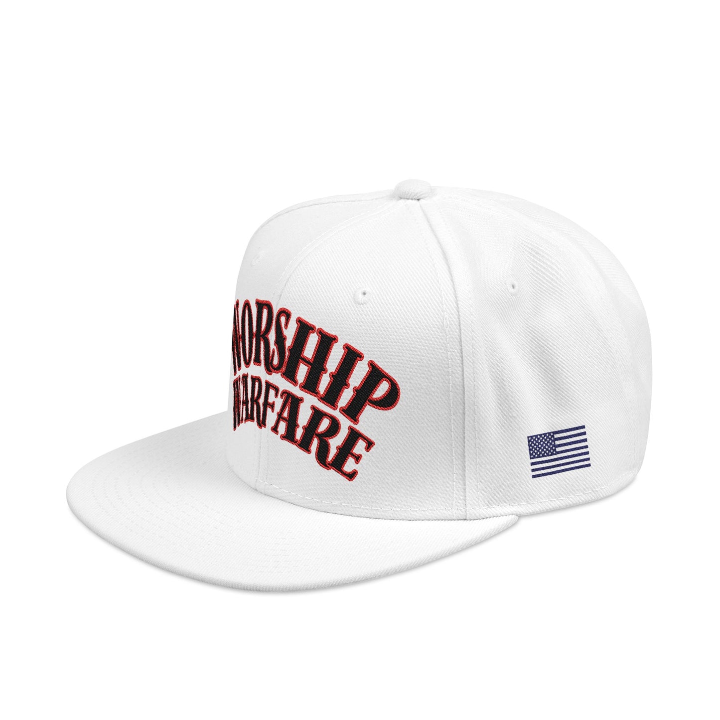 Worship Warfare Snapback Cap - Embroidered Hat for Faith & Style