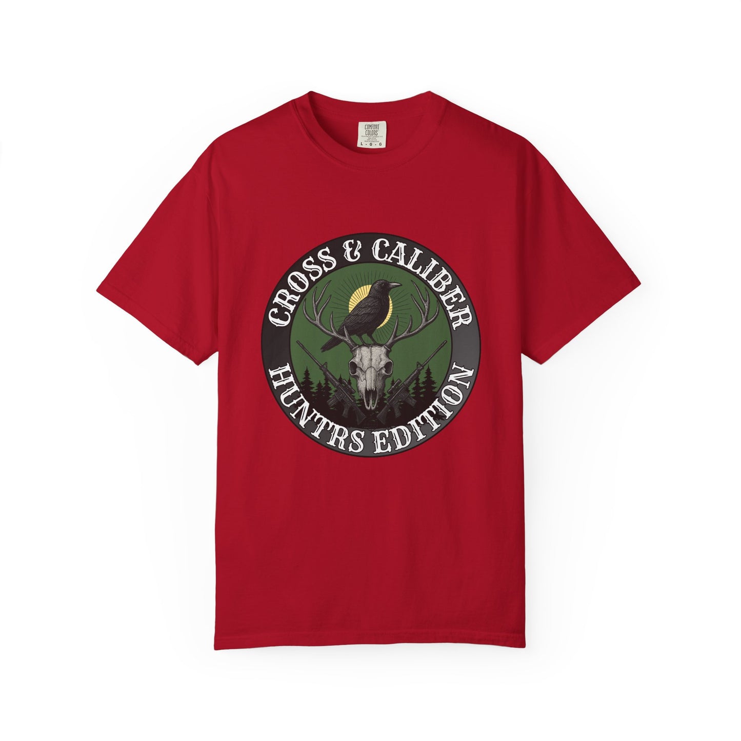 Hunting Themed Unisex T-Shirt | Cross & Caliber | Gift for Hunters | Outdoor Wear | Nature Lover Tee, Casual Style, Hunting Apparel