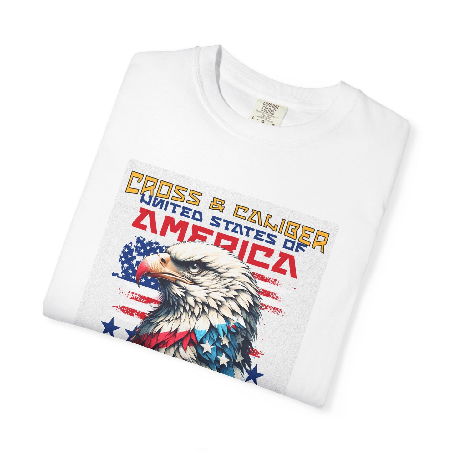 Patriotic Eagle T-Shirt, God Bless America Tee, Unisex Graphic Shirt, 4th of July Apparel, American Flag Clothing