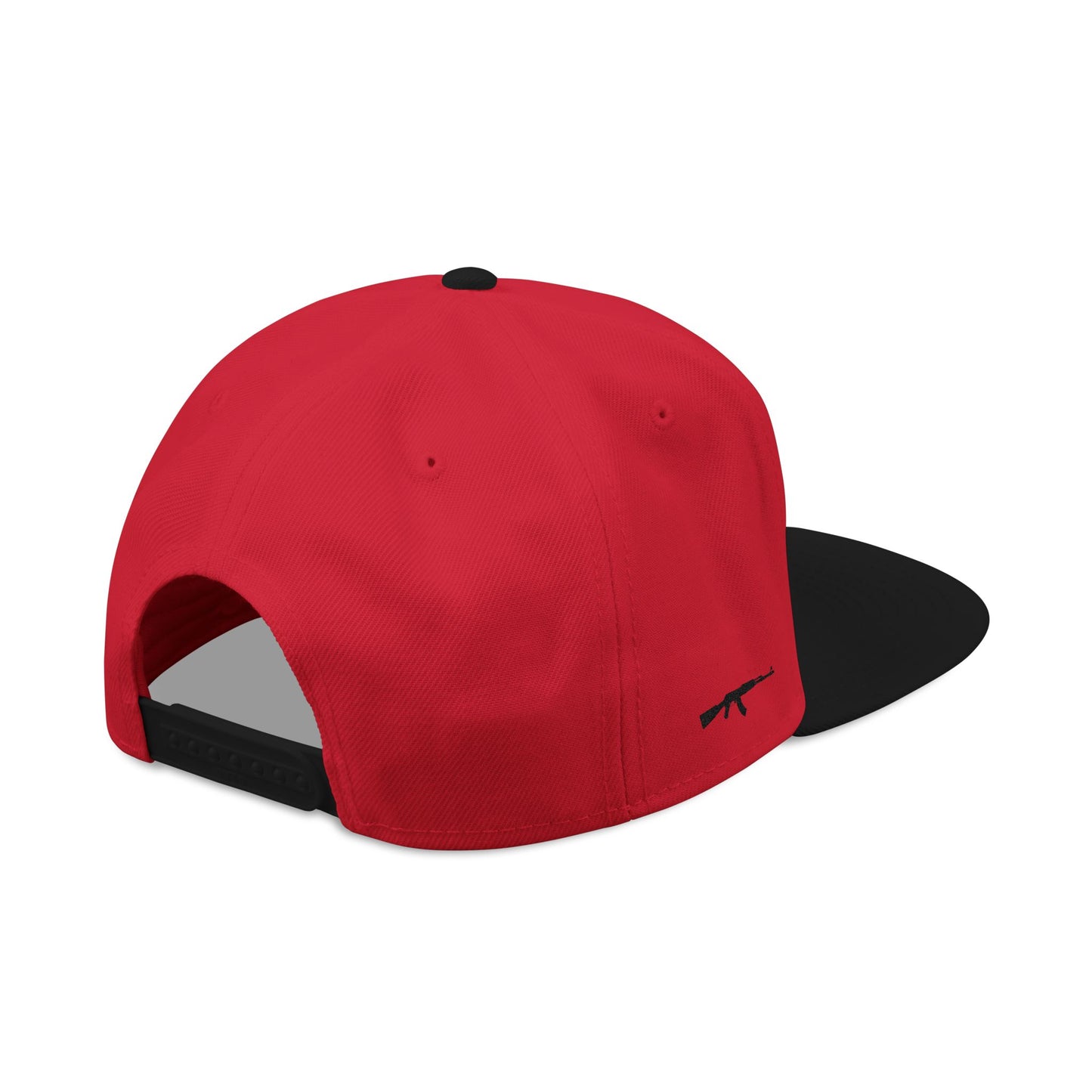 Embroidered Snapback Hat - Cross & Caliber Tattoo Edition