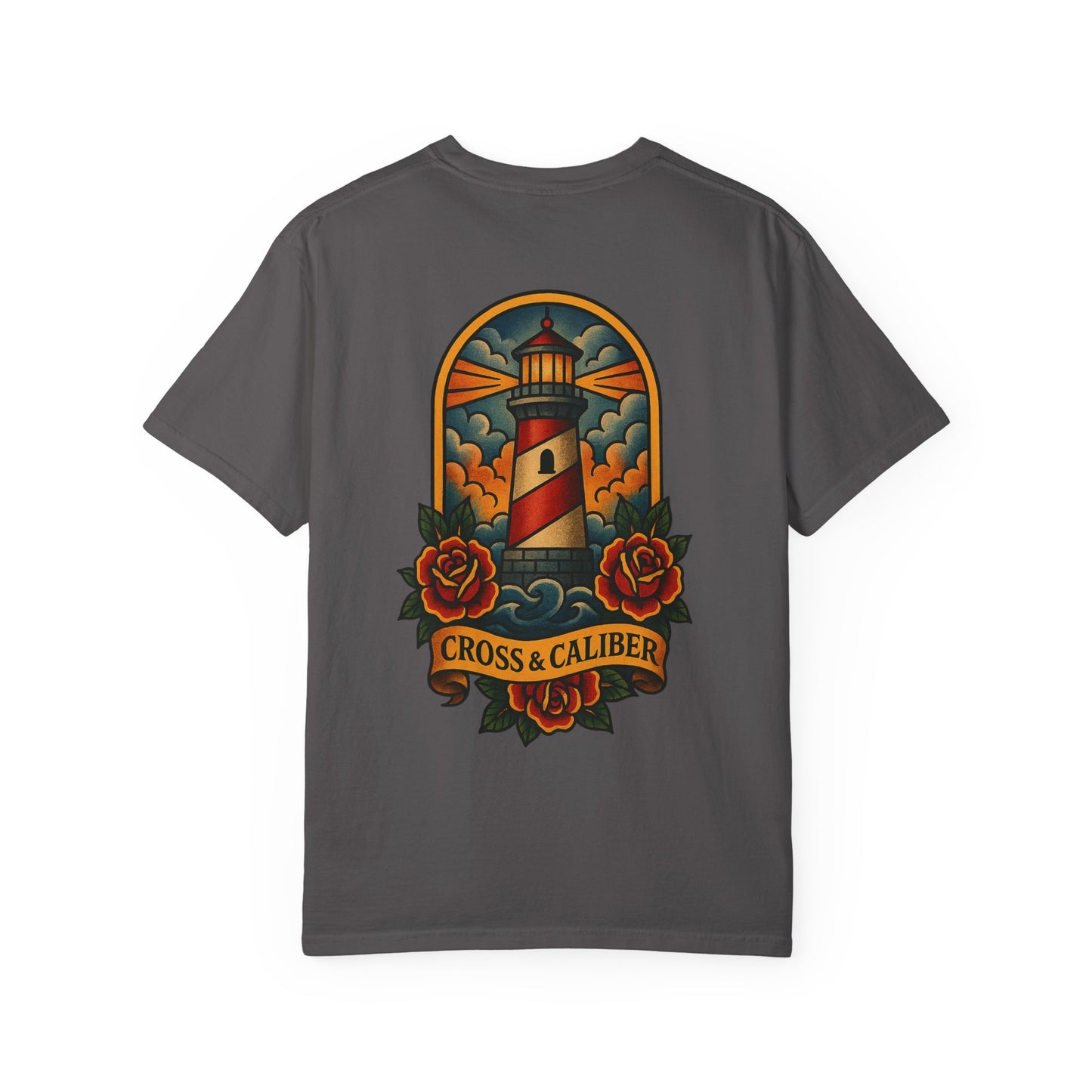Vintage Lighthouse Unisex T-Shirt - Cross & Caliber Edition
