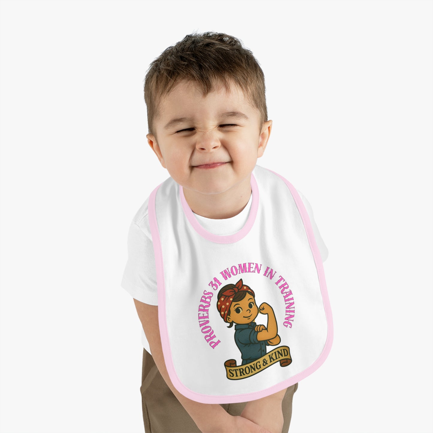 Empowering Baby Bib - "Proverbs 31 Women in Training"