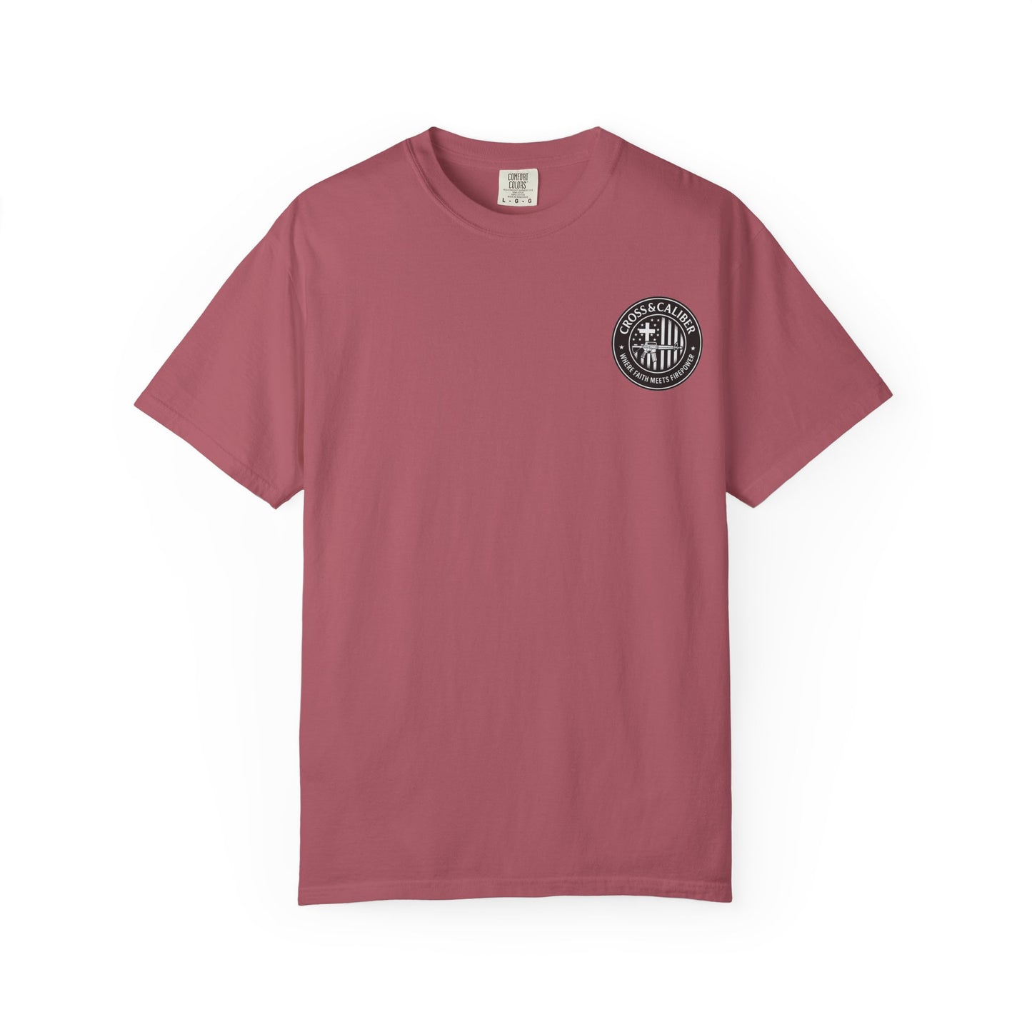 Faith-Focused Unisex Garment-Dyed T-shirt - Cross & Caliber Design