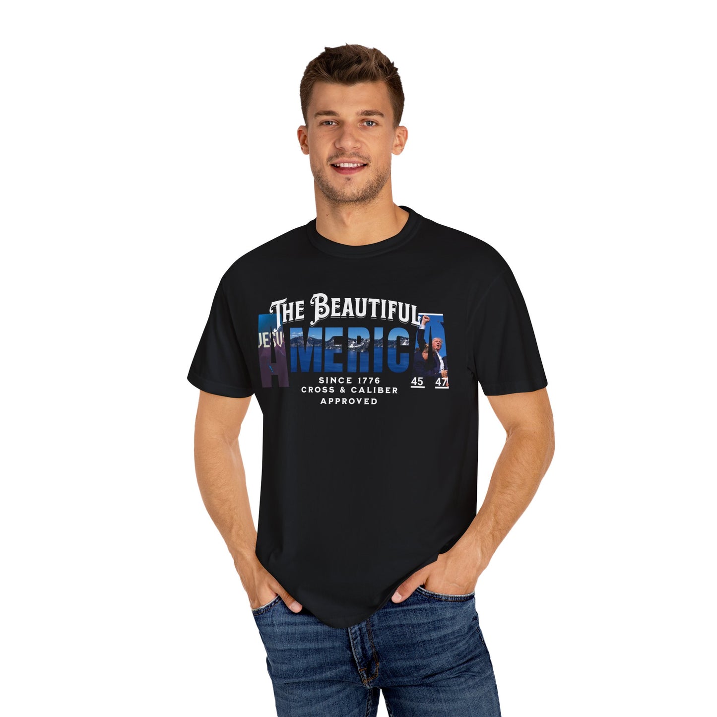 Celebrate America T-Shirt, Unisex Casual Tee, Patriotic Gift, July 4th Apparel, Travel in Style, Comfortable Everyday Wear