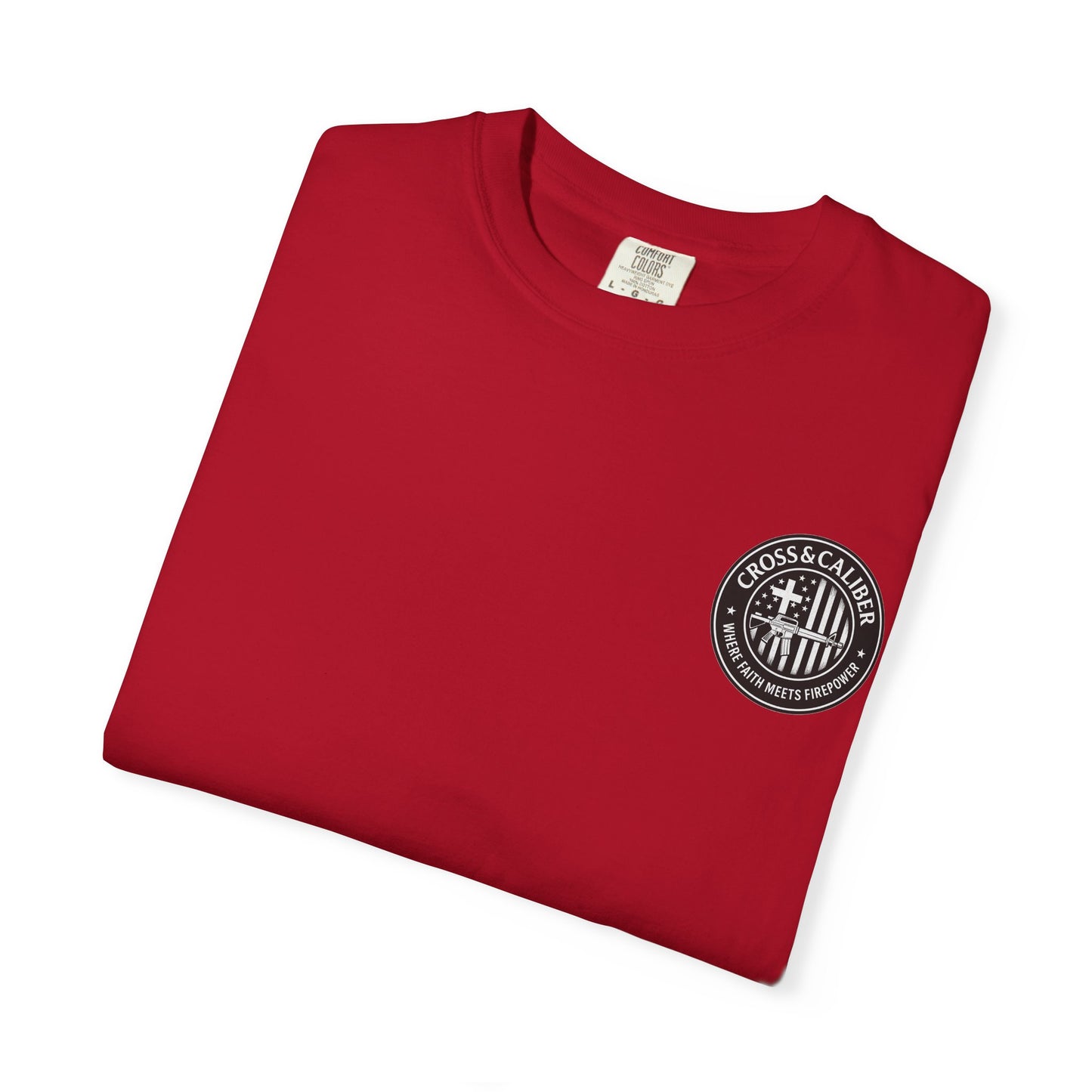 Faith-Focused Unisex Garment-Dyed T-shirt - Cross & Caliber Design