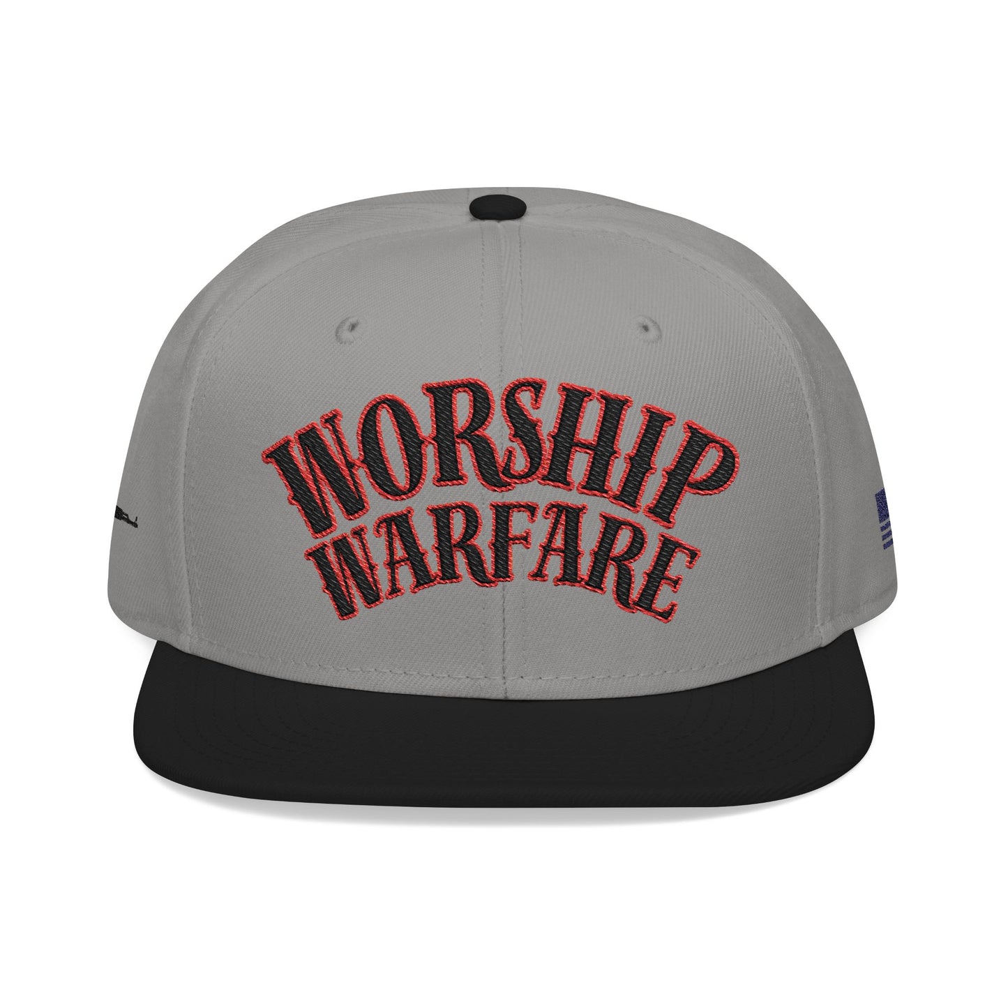 Worship Warfare Snapback Cap - Embroidered Hat for Faith & Style