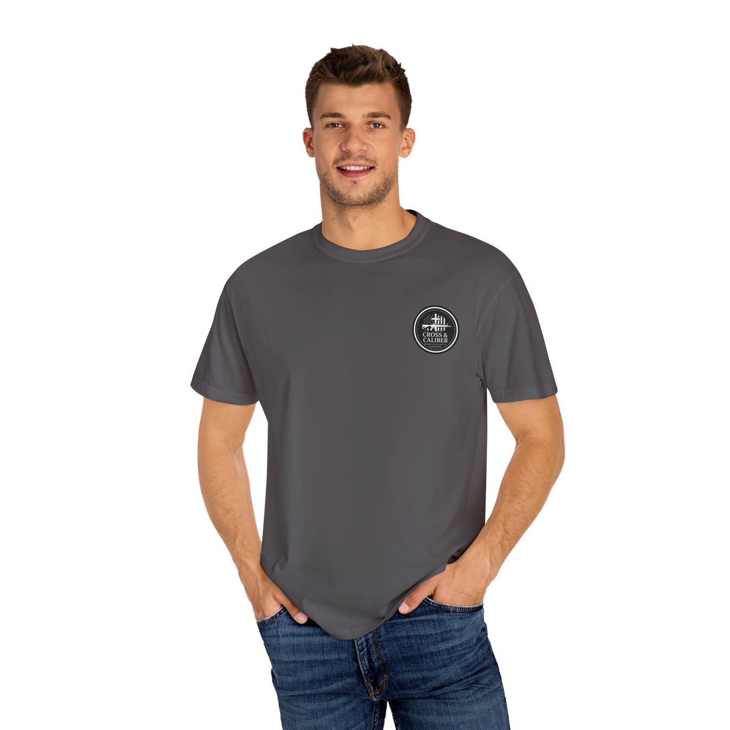 Colossians 3:23 Iron Workers Unisex Garment-Dyed T-Shirt