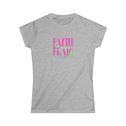 Faith Over Fear Women's Tee, Inspirational Shirt, Gift for Her, Motivational Apparel, Community Love T-Shirt