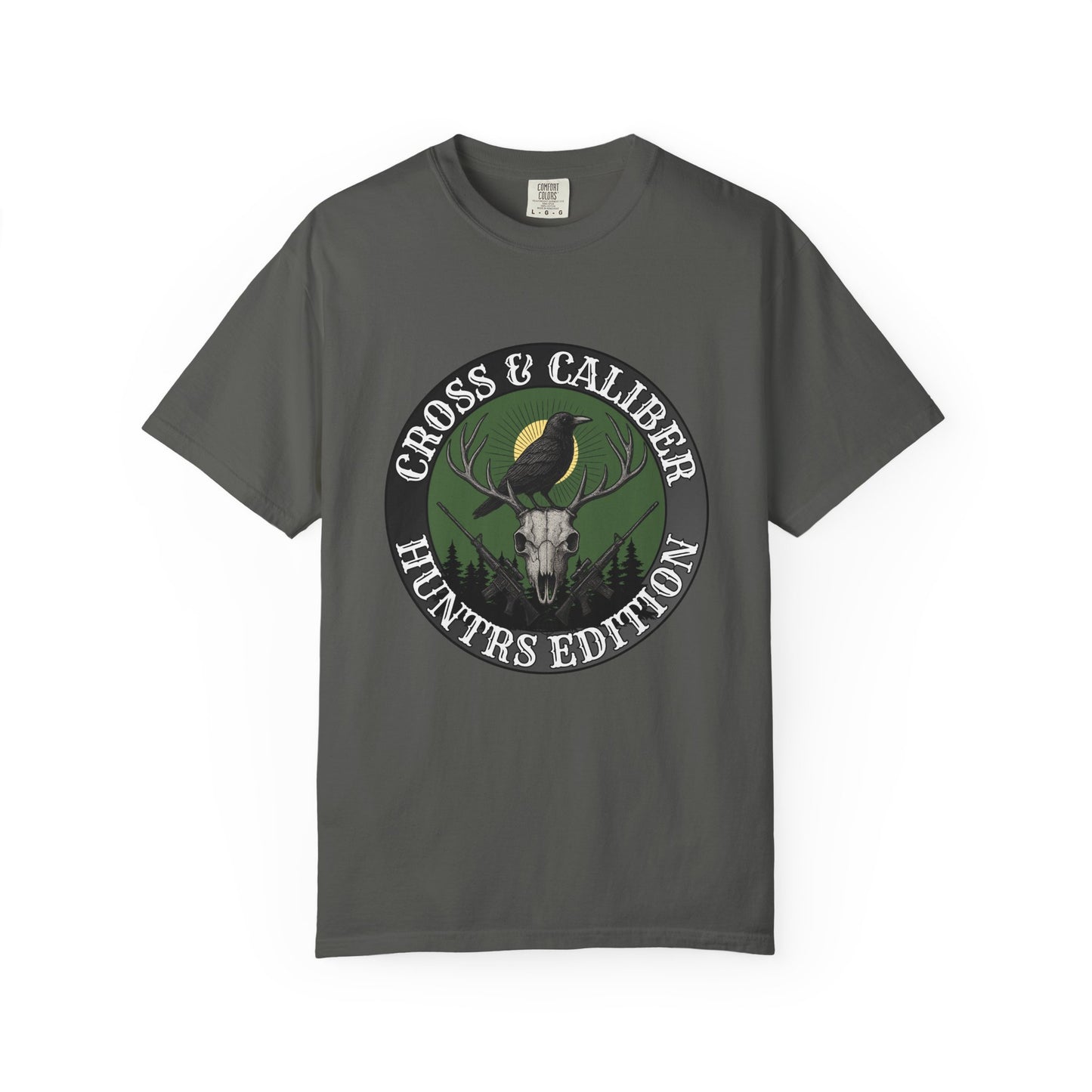 Hunting Themed Unisex T-Shirt | Cross & Caliber | Gift for Hunters | Outdoor Wear | Nature Lover Tee, Casual Style, Hunting Apparel