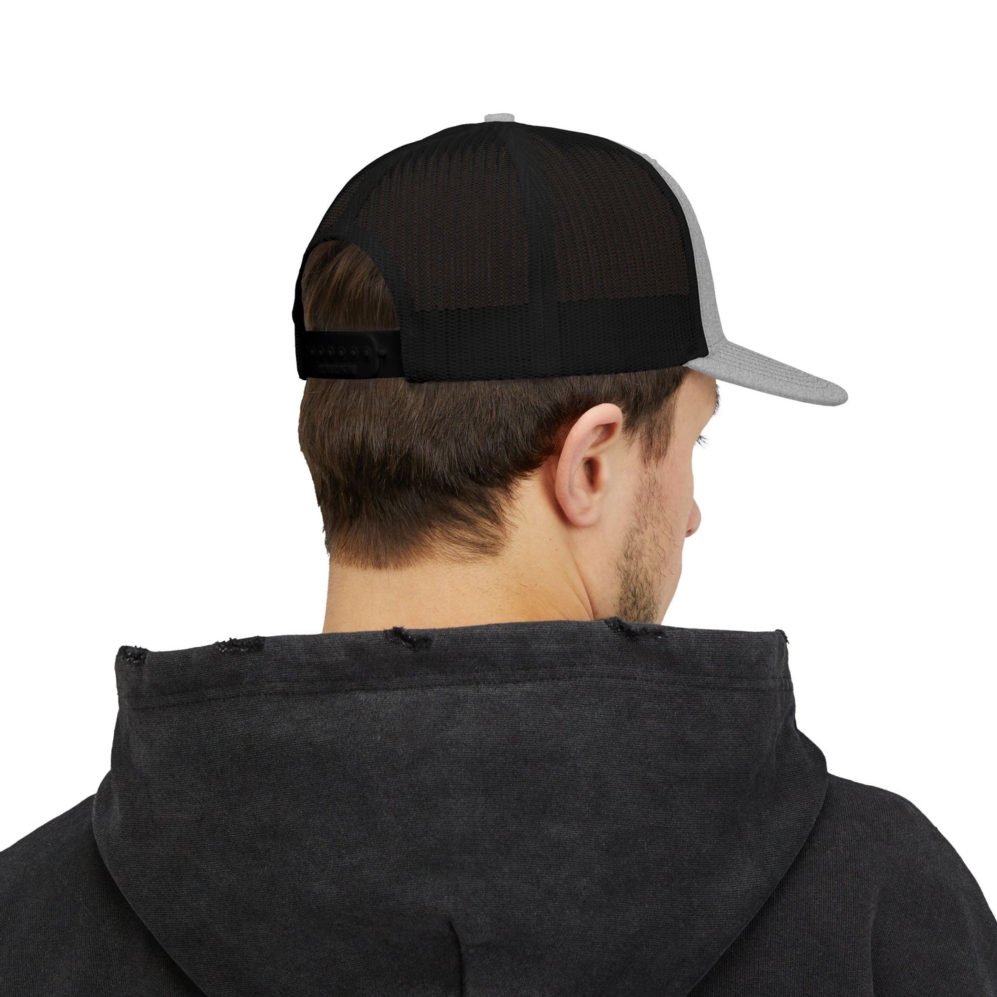 Embroidered Snapback Trucker Cap - Cool Casual Style for Outdoors