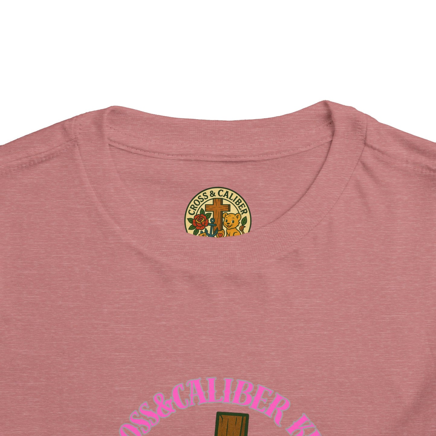 Toddler Short Sleeve Tee - Bold as a Lioness Design