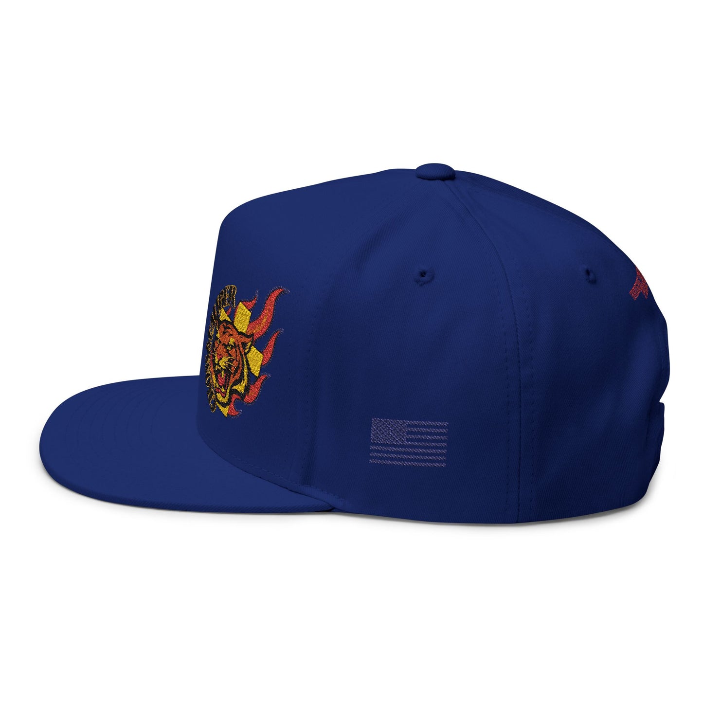 Embroidered Flat Bill Cap - Cross & Caliber Design