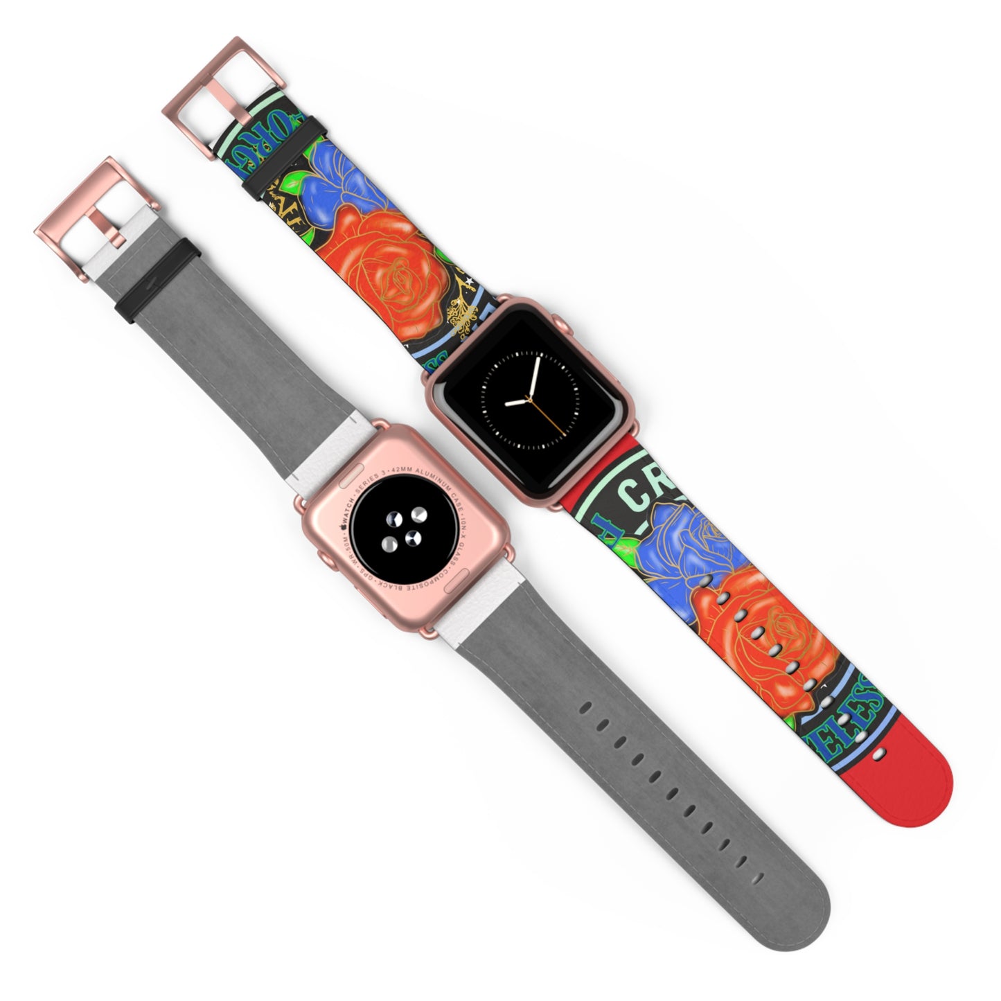 Colorful Floral Watch Band - Stylish Accessory for Everyday Wear