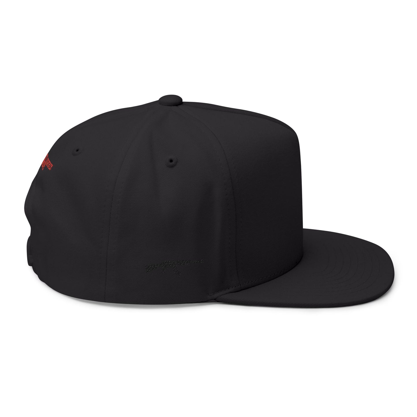 Embroidered Flat Bill Cap - Cross & Caliber Design