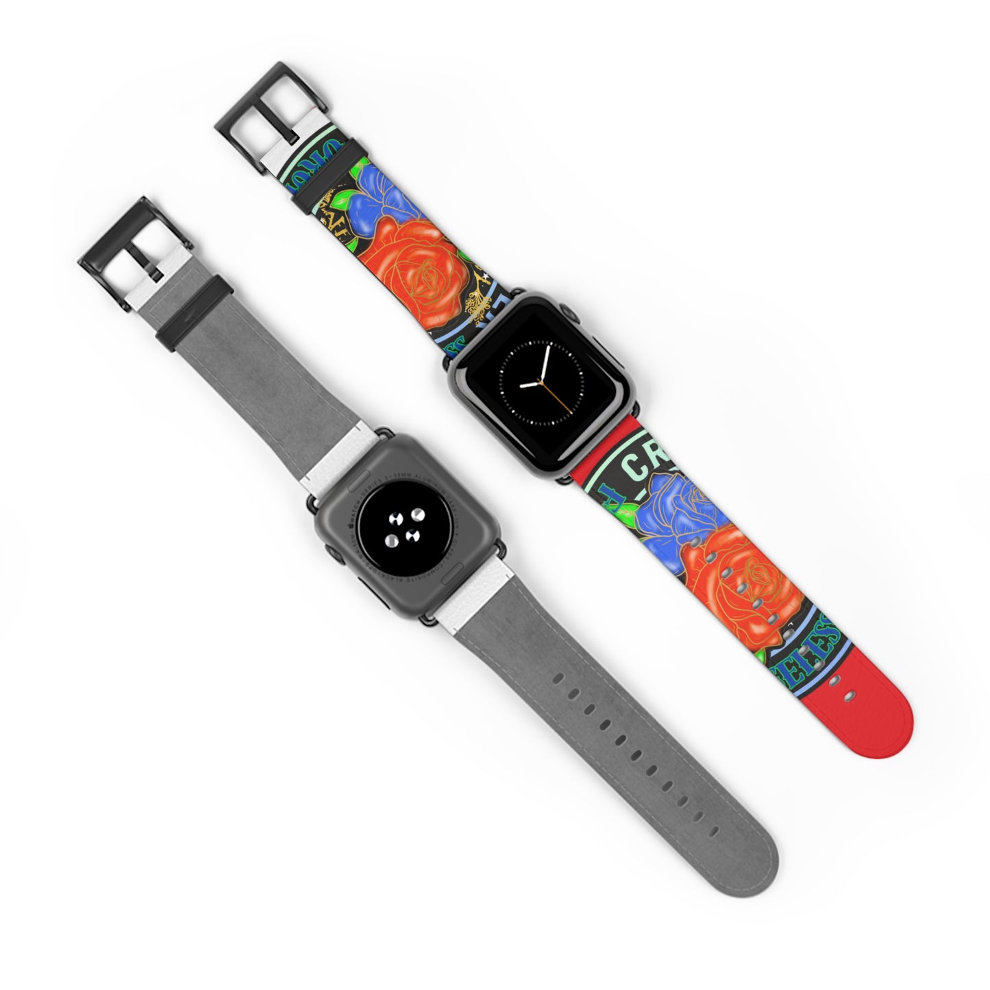 Colorful Floral Watch Band - Stylish Accessory for Everyday Wear
