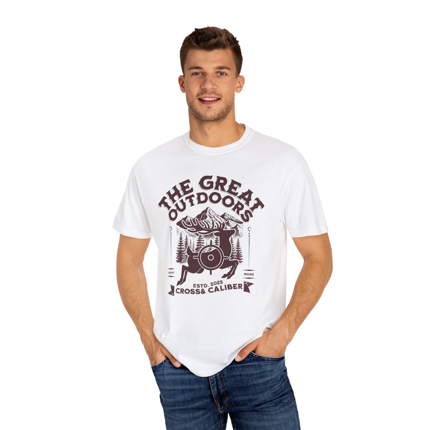 Unisex Outdoor Adventure T-shirt, Great Outdoors Tee, Casual Hiking Shirt, Nature Lover Apparel, Gift for Campers, Environmentalist Clothing