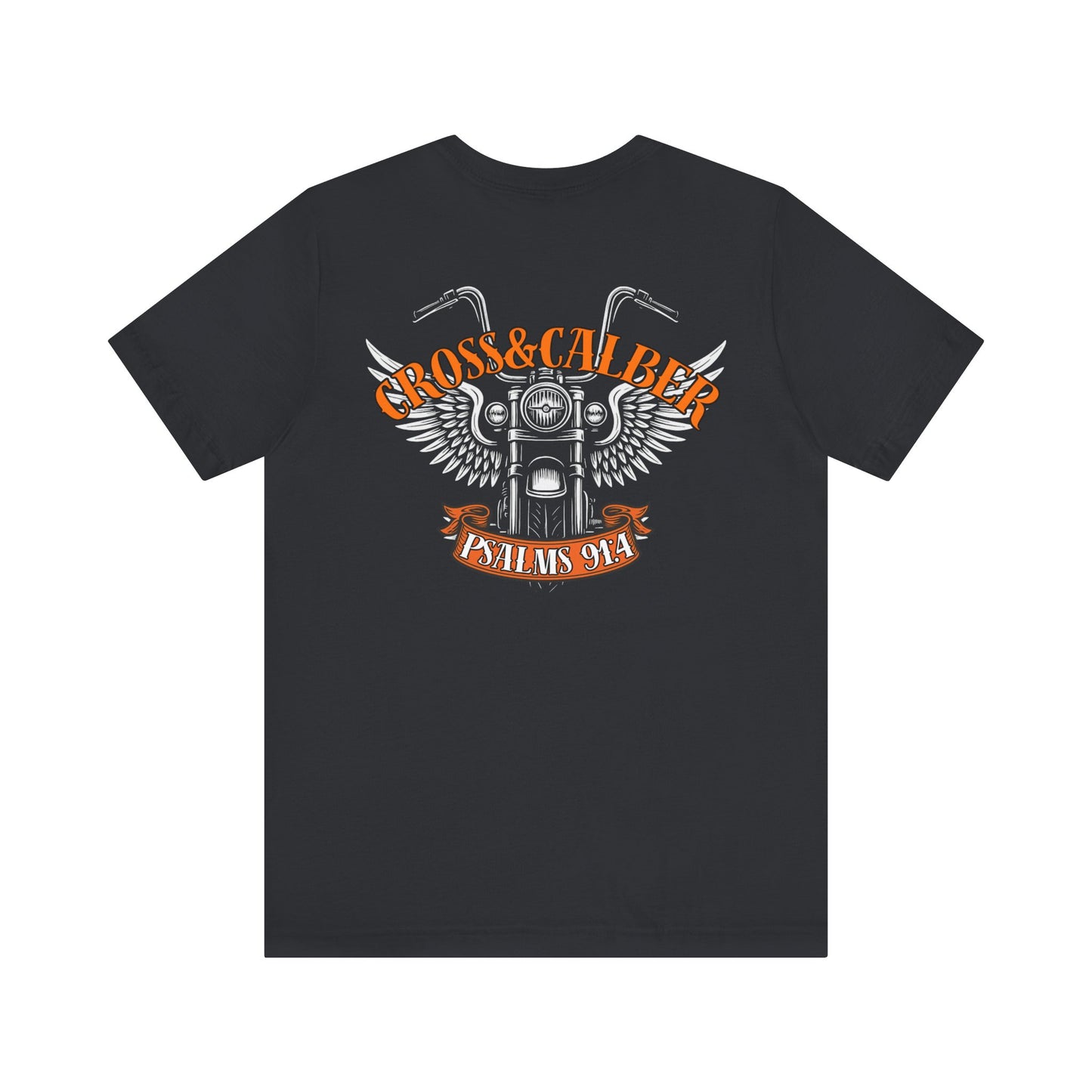 Inspirational Psalms 91:4 Unisex Jersey Tee