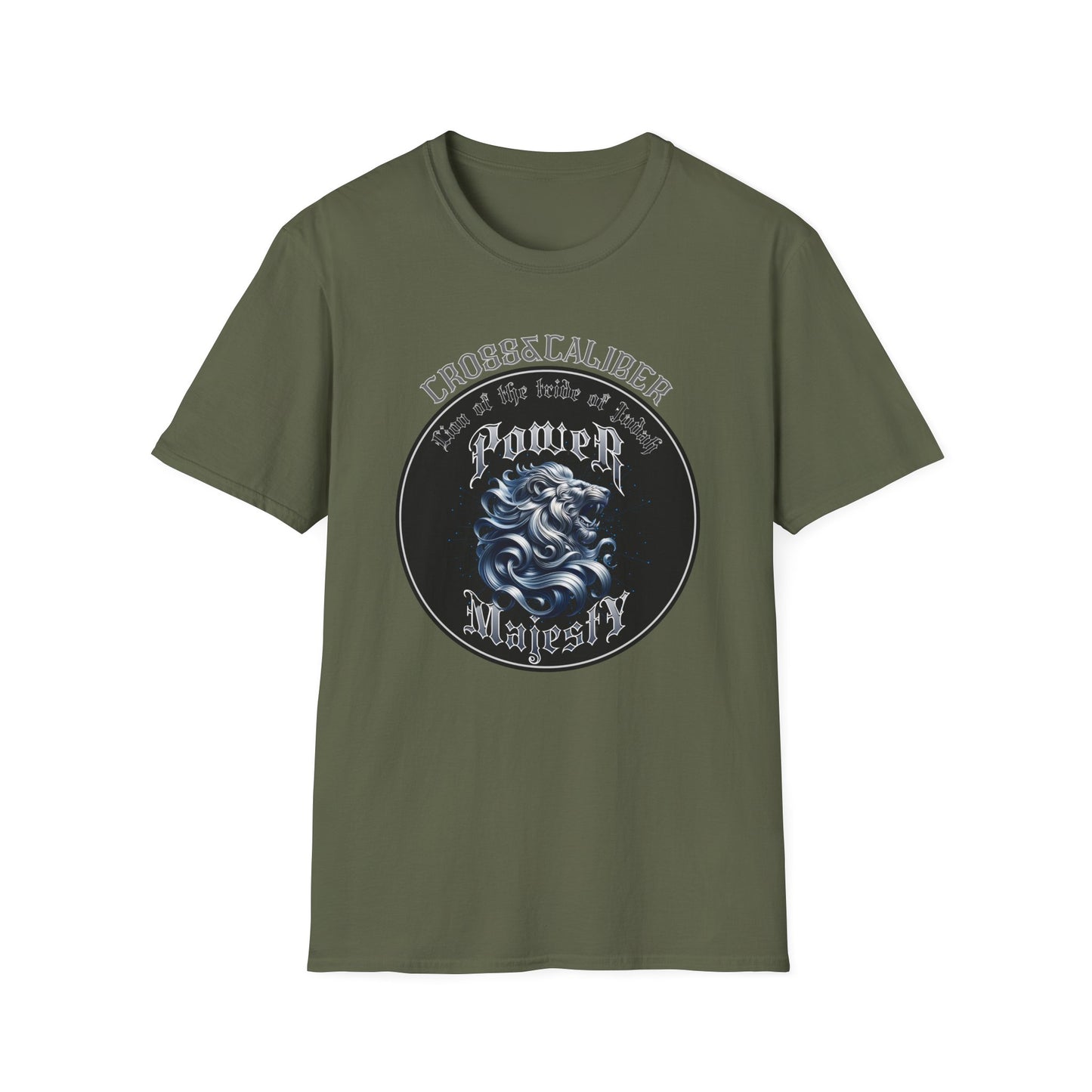 Majestic Power Unisex Softstyle T-Shirt, Casual Tee, Gift for Him, Unique Apparel, Everyday Wear, Cool Graphic Shirt, Stylish Top