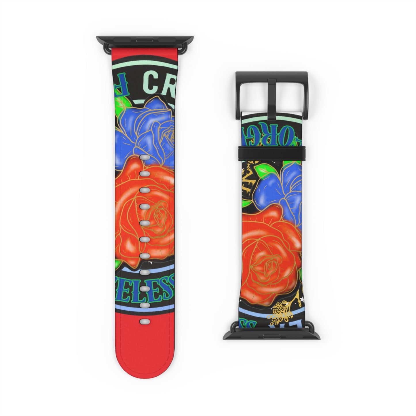 Colorful Floral Watch Band - Stylish Accessory for Everyday Wear