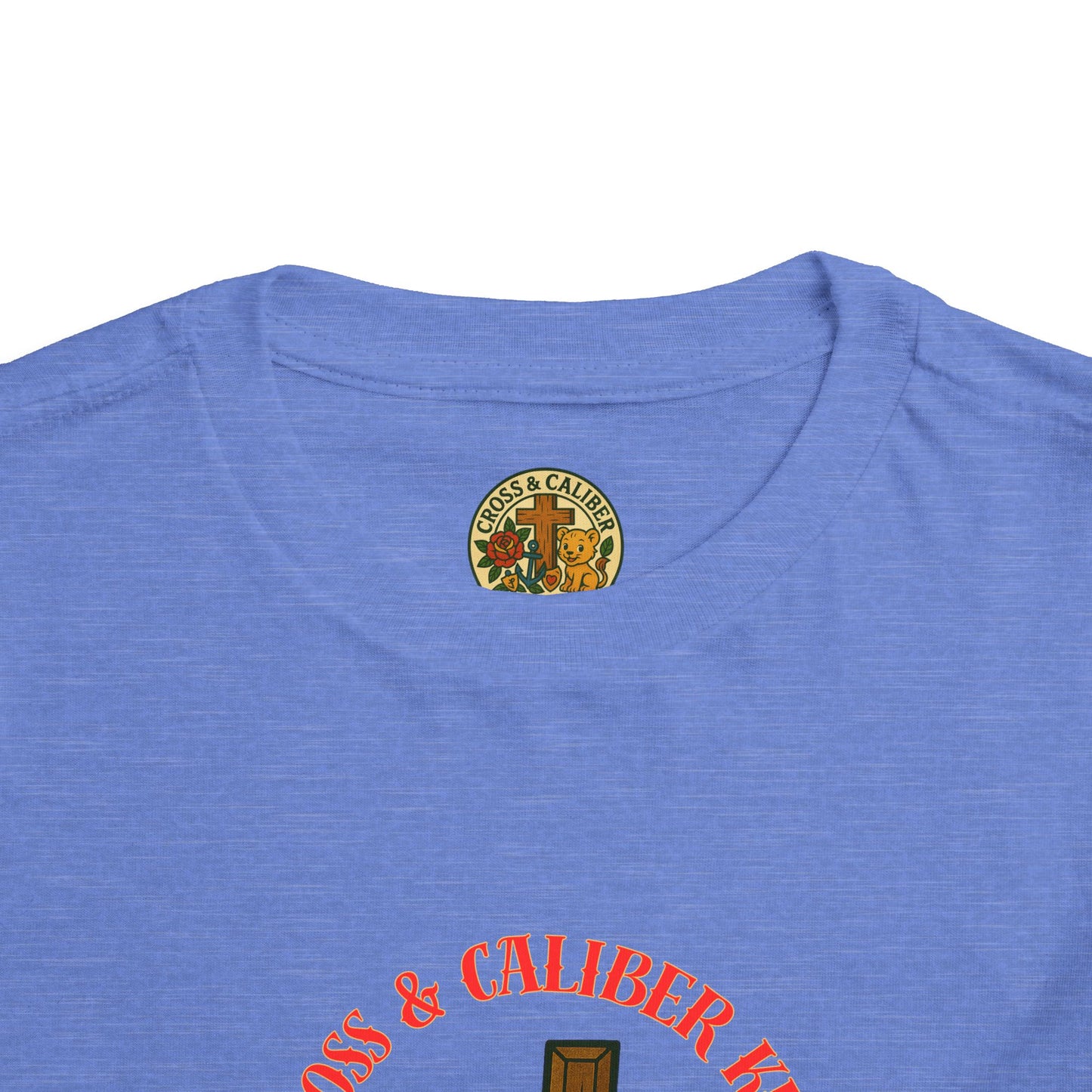 Bold as a Lion Toddler Tee - Cute Christian Graphic Shirt for Kids