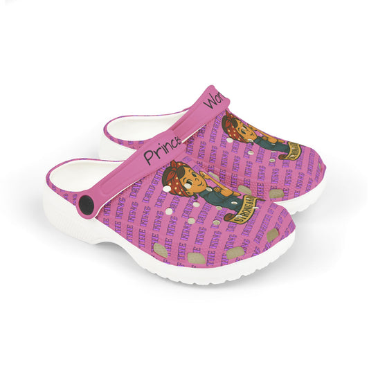 Kid's EVA Foam Clogs - Princess Strong & Kind Design