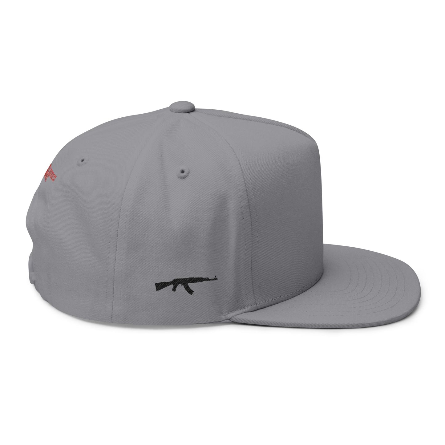 Embroidered Flat Bill Cap - Cross & Caliber Design