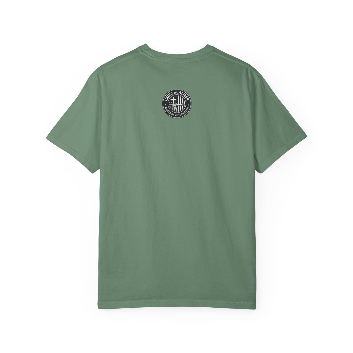Cross & Guns Graphic Tee, Unisex Fashion Shirt, Casual Wear, Gift for Veterans, Independence Day Apparel, Statement T-shirt