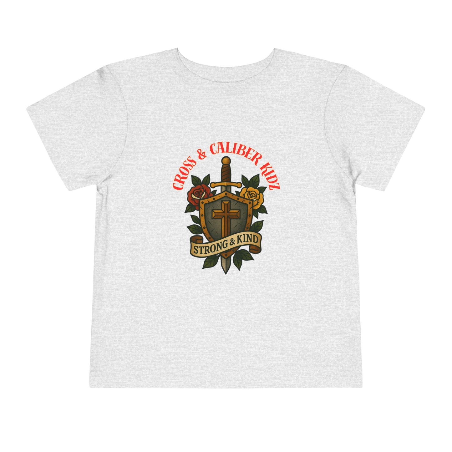 Cross & Caliber Kidz Toddler Tee - Strong & Kind Design