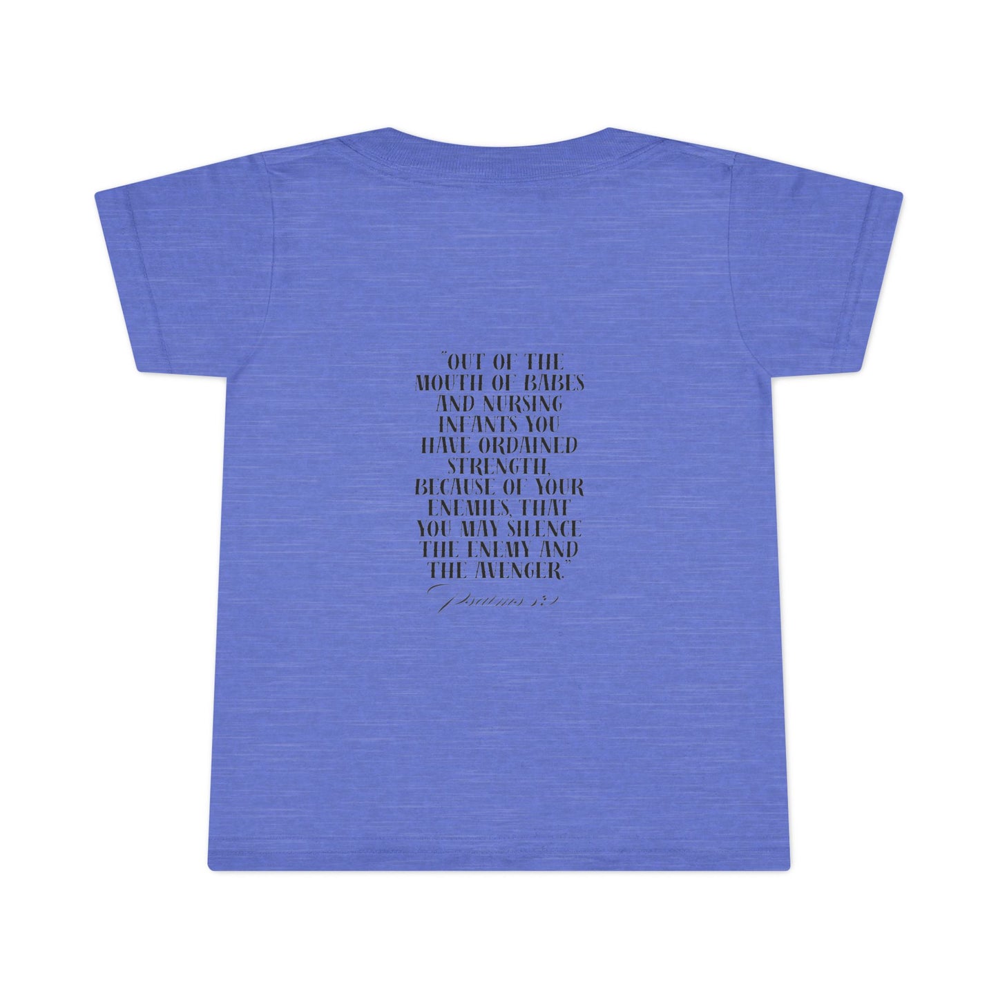 Bold Eagle & Roses Toddler T-Shirt - Faith-Inspired Design
