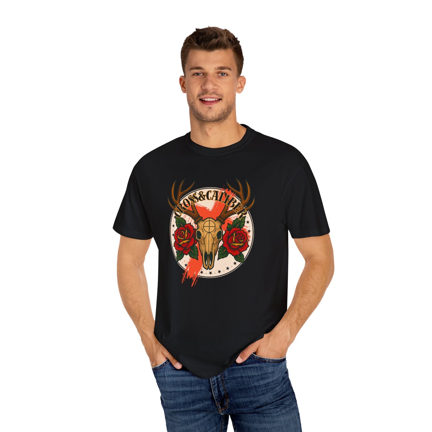 Rustic Graphic T-Shirt, Vintage Style Tee, Men's Women's, Nature Lover Gift, Halloween Apparel, Music Festival Gear, Boho Chic Fashion