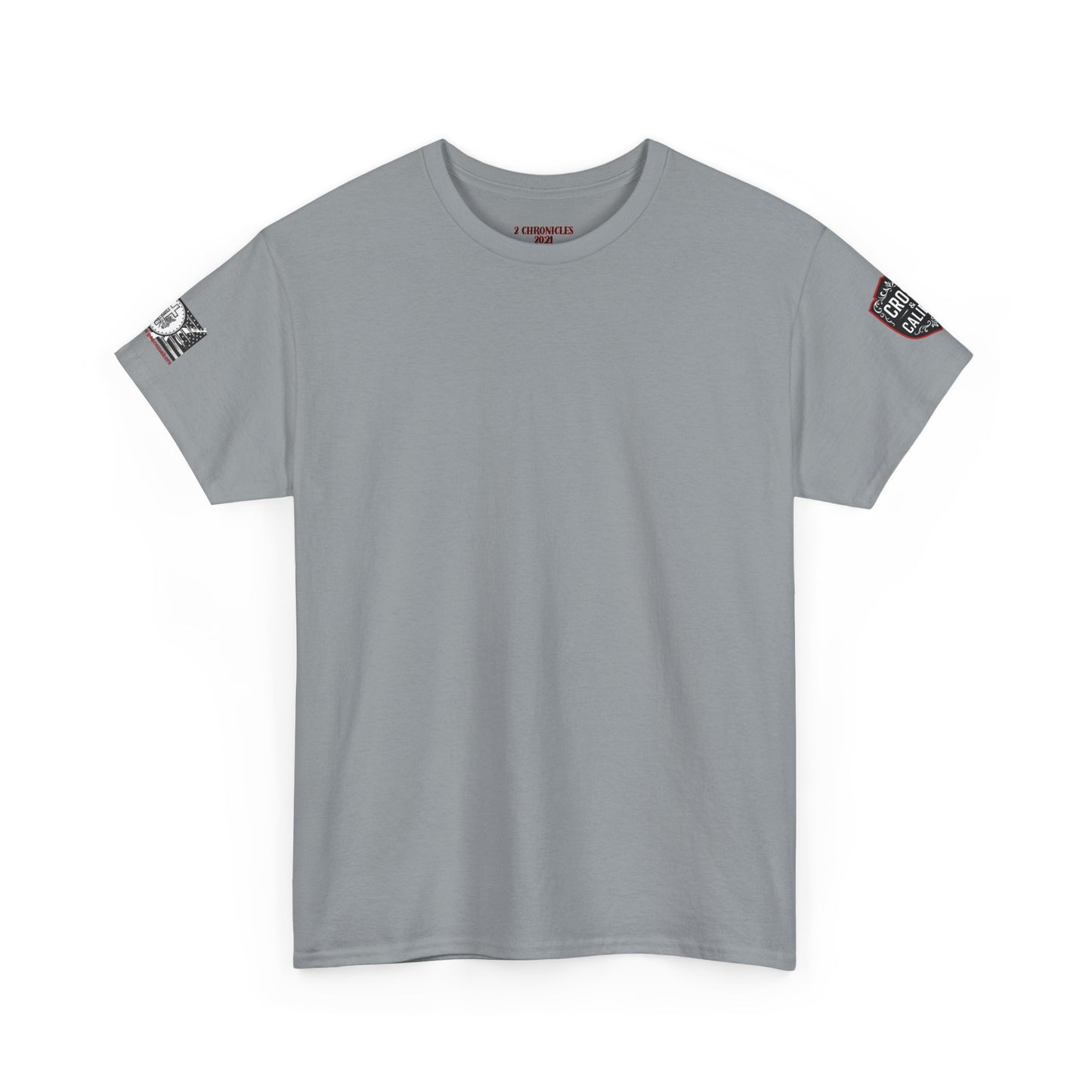 Bold Graphic Unisex Tee with Cross & Caliber Design, Casual Streetwear, Gift for Him or Her, Vintage Inspired T-Shirt,