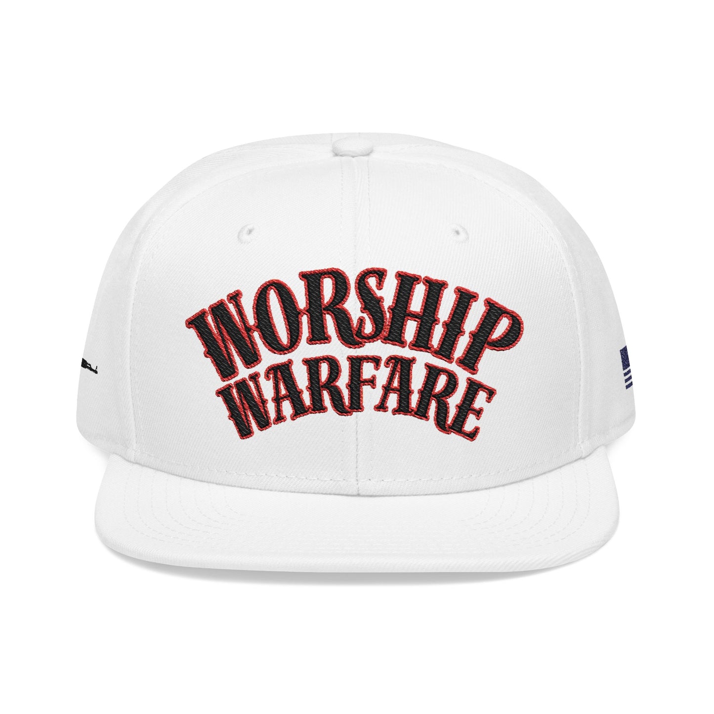 Worship Warfare Snapback Cap - Embroidered Hat for Faith & Style