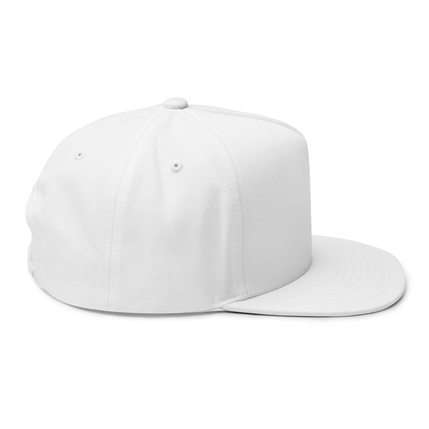 Stylish Embroidered Flat Bill Cap - Perfect for Casual Outings and Special Occasions