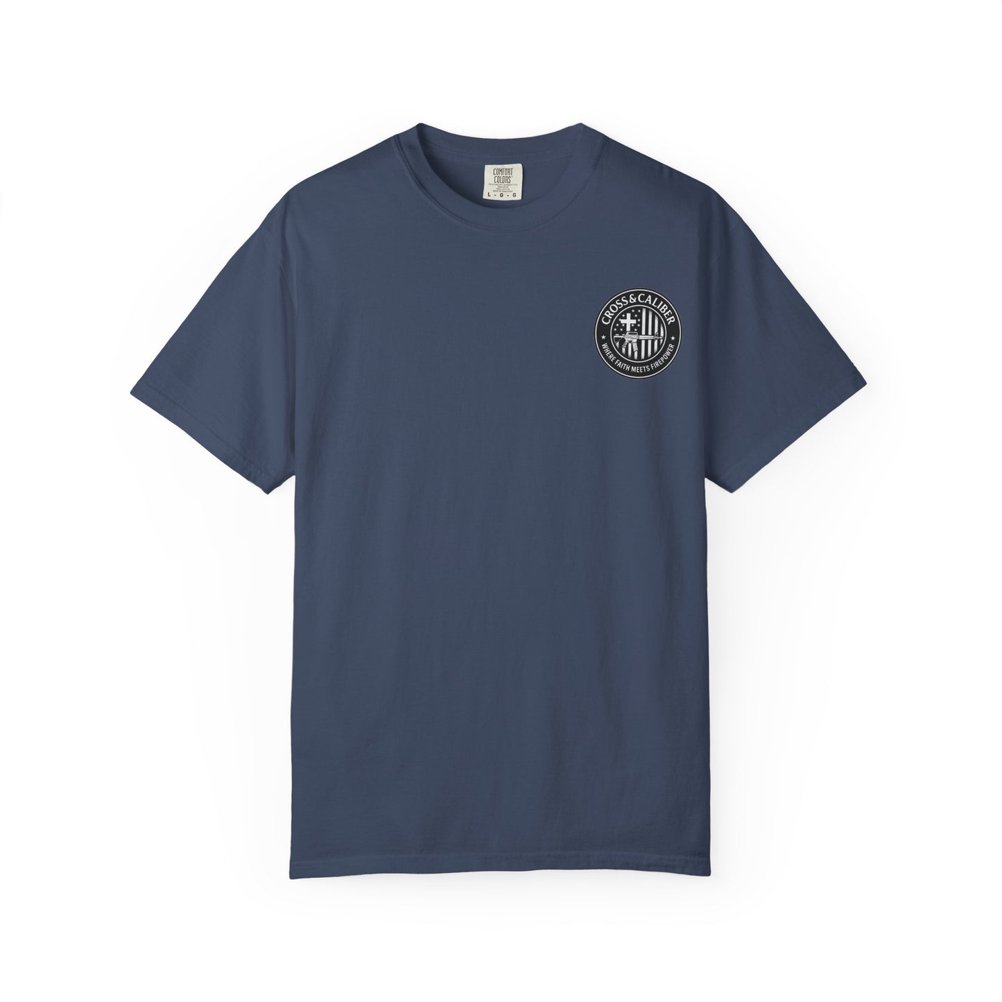 Faith-Focused Unisex Garment-Dyed T-shirt - Cross & Caliber Design